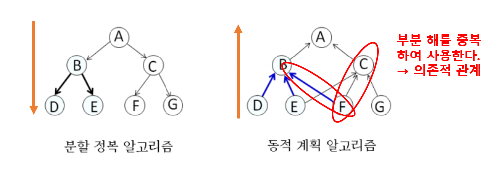 분할정복과 동적계획